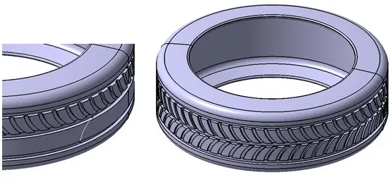 Modeling a car tire in CATIA | 12CAD.com