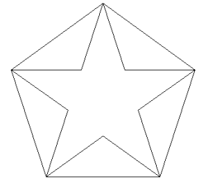 How to Draw a 5 point star in autocad | 12CAD.com