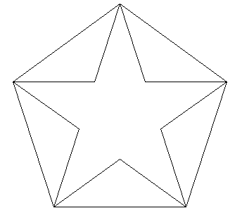 Draw-a-5-point-star-in-autocad
