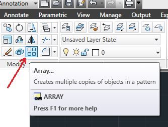 How to Create an Array in AutoCAD | 12CAD.com