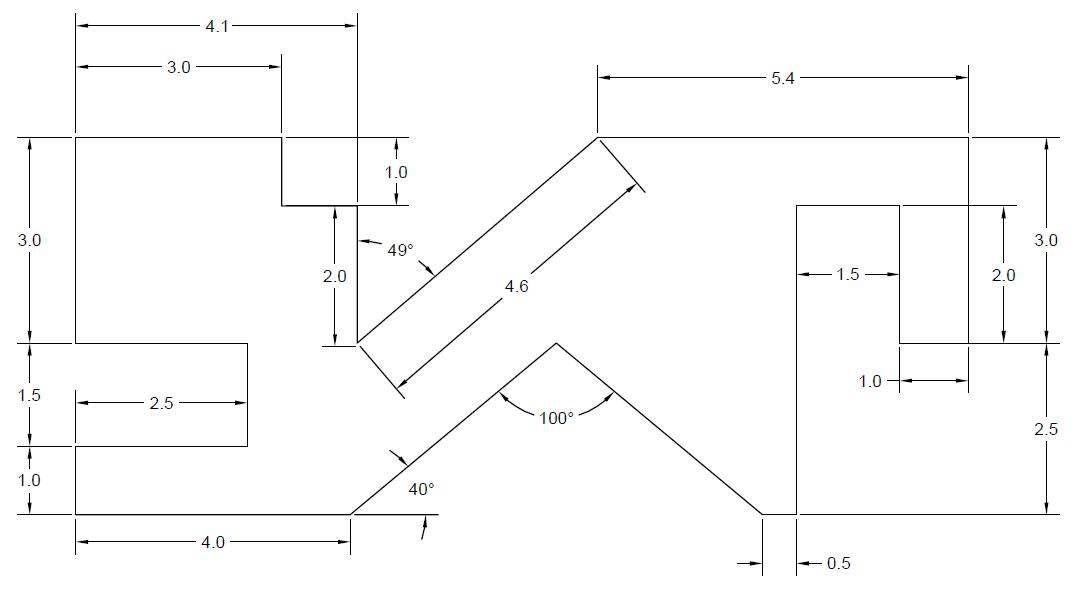  Autocad  2d  Simple Plan  With Dimensions Educationstander