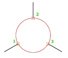 Drawing a circle in AutoCAD