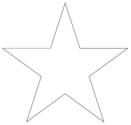 How to draw a star