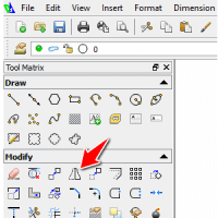 Modifying objects in Draftsight