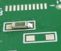 Resistor Copper Pads