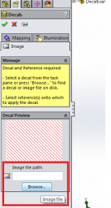 How to Add a Decal to a Part in SolidWorks - Tutorial