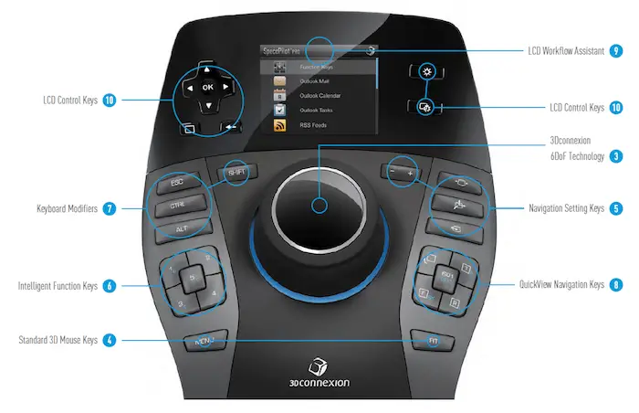 3DConnexion SpacePilot Pro Review - 12CAD.com