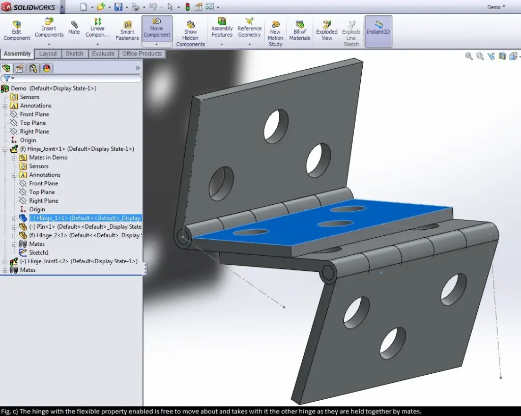How to use Rigid and Flexible Assemblies in SolidWorks