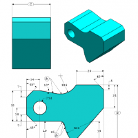 Solidworks CSWA Certificate Exam Preperation: Modelling Exercise #1